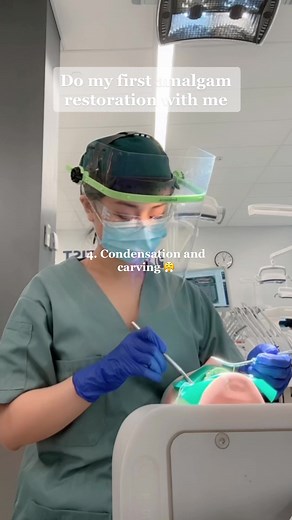 Amalgam Restoration Process in Dental School