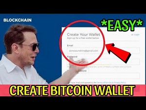 How to Create a BITCOIN WALLET Account ✅ Step By Step Guide | Create Bitcoin Wallet with Blockchain