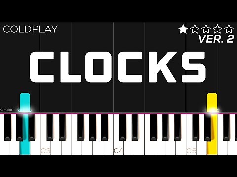 Coldplay - Clocks | EASY Piano Tutorial
