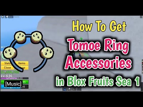 How to Get Tomoe Ring Accesory In Blox Fruits Sea 1 | Yoshi Hidden NPC Location