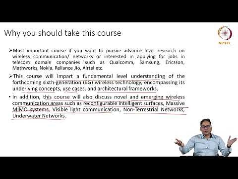 Lecture 1: Introduction to 6G Communications Network