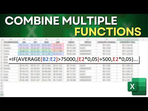How to Combine Functions in Excel | Combining Formulas and Functions Within the Same Cell