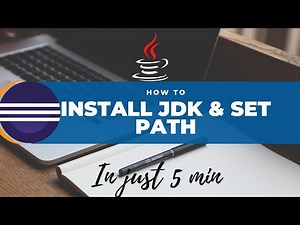 1.4 How To Install Java JDK And Set The Path