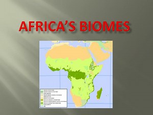 Africa’s biomes - SlideServe