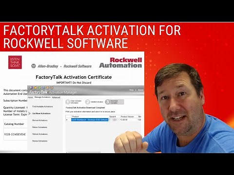 Activate Rockwell Software using FactoryTalk Activation