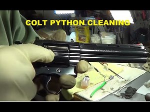Cleaning & Protecting Colt Python Revolver - Wrapping In Treated Wax Paper