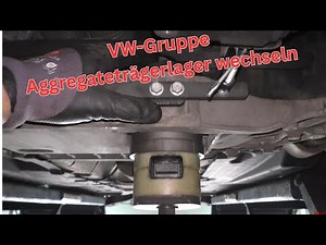 Good tools must pay off - Changing the subframe bearing - VW Group