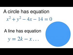 Coordinate Geometry - Circles question - A-level Pure Maths
