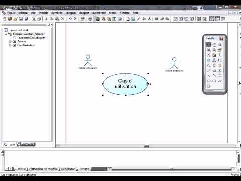 Création de l'acteur secondaire dans le diagramme de cas d'utilisation avec PowerAMC