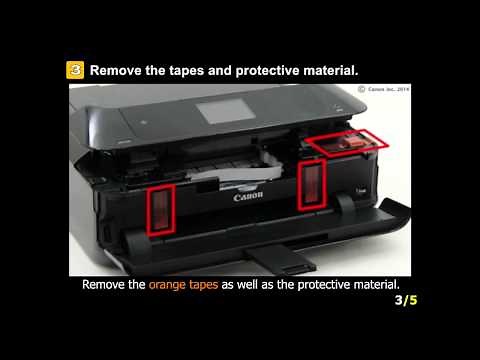 PIXMA MG7520: Setting up the printer