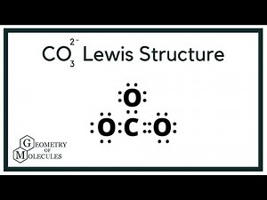 CO32- Lewis Structure (Carbonate Ion)