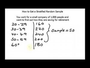 How to Get a Stratified Random Sample