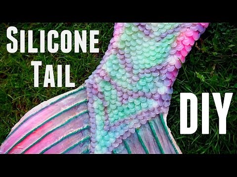 DIY silicone mermaid tail
