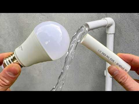 A 70-year-old plumber near me revealed to me a quickly divide PVC pipes with a light bulb!
