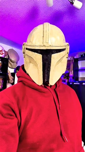 Mandalorian Helmet Out Of Cardboard #starwars #themandalorian