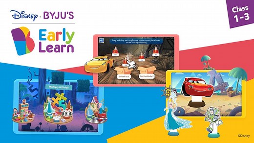 When we make early learning fun, we make children better learners for life. Introducing Disney. BYJU’S Early Learn app! Targeted at young children between 6-8 years of age, Disney. BYJU’S Early Learn app offers personalized and interactive programs featuring Disney’s timeless stories and characters, including Frozen, Cars, Toy Story, Disney princesses and much more. Download and Explore on Google Play now! | BYJU'S