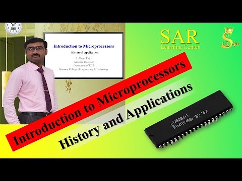 Lecture 1 : Introduction to Microprocessor | History & Application Unit 1