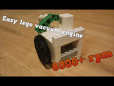 How to build an easy lego vacuum engine? | Tutorial