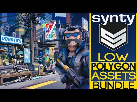 Huge Synty Asset Bundle -- All Game Engines! -- Godot HowTo Included
