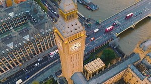 Up High with History: Big Ben as Seen from a Drone