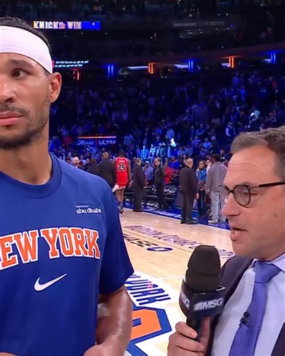 Josh Hart on his best game of the season so far and the bench coming up big in the @nyknicks handing the Bulls their first loss. | MSG Networks