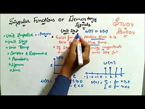 Singular function Part 1 - Unit step Signal , Unit Ramp signal