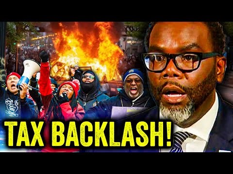 Chicago Mayor PANICS as Black Residents RISE UP After 100% Tax Hikes!!!