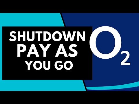 o2 pay as you go shutdown !