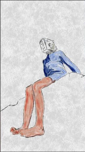 drawing and painting in watercolours with Corel Painter 2023 #shorts #art #digitalart