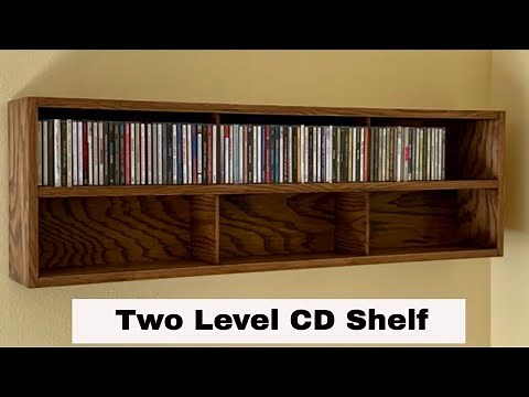 Two Level CD Shelf