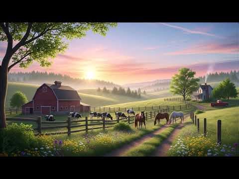 Farm Ambience Sound Effect | Peaceful Rural Background Audio