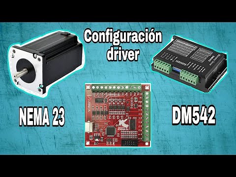 CONFIGURACIÓN DRIVER DM542/TB6600 | TARJETA MACH3 USB | NEMA 23 💻⚡🔌🔌