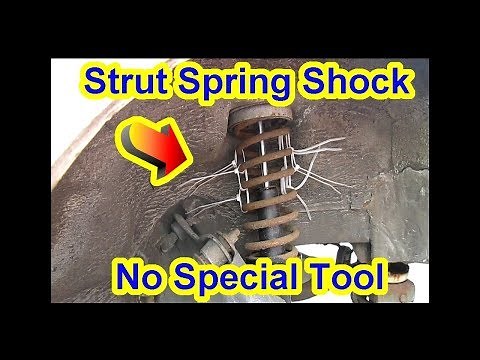 EASY Strut Spring Shock Removal - Replacement - Without Special Tool - Chevy Honda