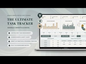 Organize Your Life with the Ultimate Task Tracker Spreadsheet