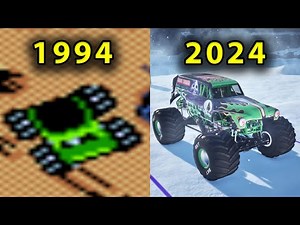 GRAVE DIGGER Monster Truck EVOLUTION in MONSTER JAM GAMES (1994-2024)