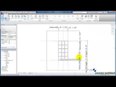 Revit Tutorials: Creating A Revit Window Family - Part 2