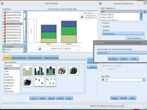 SPSS: Stacked Bar Chart