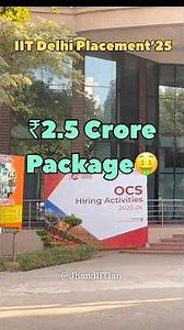 IITD placements’25🤑#iitdelhi #iit #iitlife #placement #package #job #vlog #money #jee #motivation