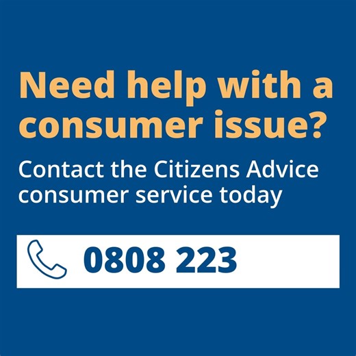 How can I contact the Citizens Advice consumer service? ☎️ Over the phone 💻 Webchat Available Monday - Friday 9am to 5pm. Find out more ⤵️ https://www.citizensadvice.org.uk/consumer/energy/energy-supply/help/if-you-need-more-help-about-a-consumer-issue-energy/?utm_campaign=consumerdemand&utm_source=facebook&utm_medium=social | Citizens Advice