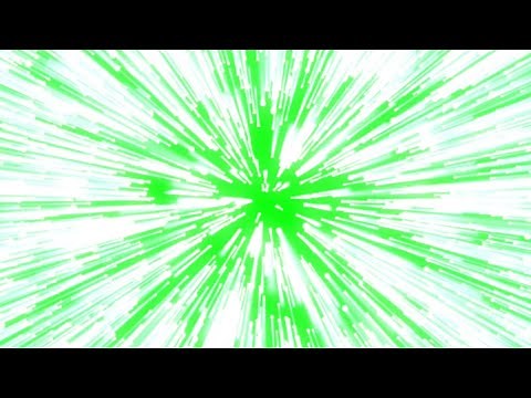 Green Screen Light Speed Effects
