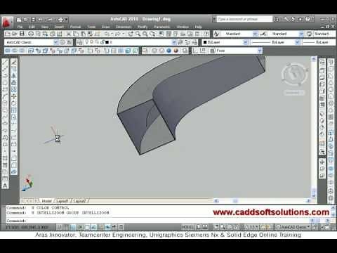 AutoCAD 3D Modeling Basic Tutorial Video for Beginner - 3 | AutoCAD 3D Advanced Revolve, Sweep, Loft