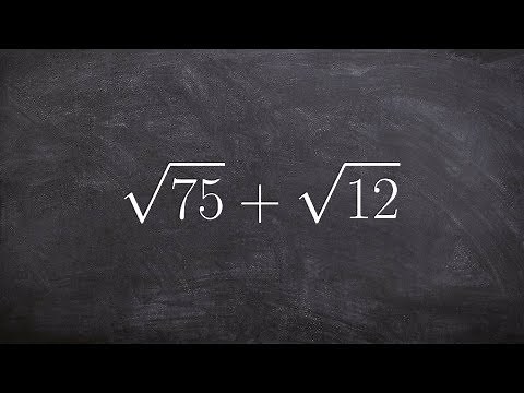Adding two radicals by simplifying