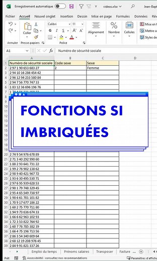 Fonctions SI imbriquées sur Excel : Astuces essentielles