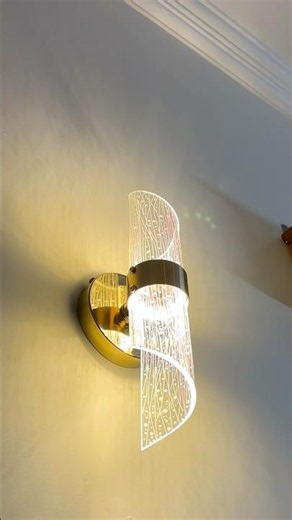 Modern LED Wall Light installation | wallchiere wall lamp with bulb fitting #shorts #electric