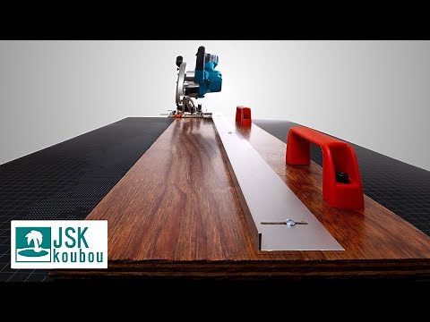 DIY Tracksaw - Cutting guide rail for circular saw