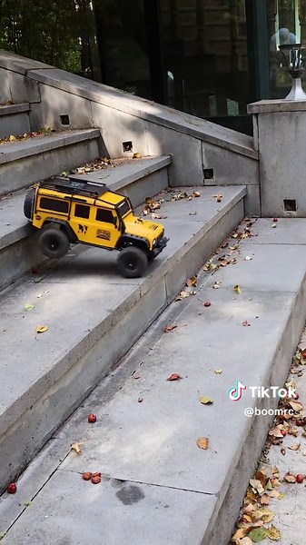 Off-Road RC Truck: Down the Stairs Challenge