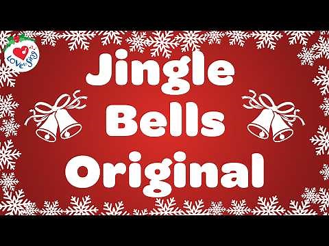 Jingle Bells Original with Lyrics | Classic Christmas Song 🎅🏼