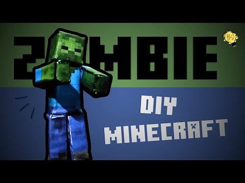 DIY Minecraft Zombie Papercraft | Bring the Undead to Life from Cardboard