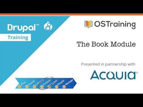 Drupal 8 Beginner, Lesson 44: The Book Module