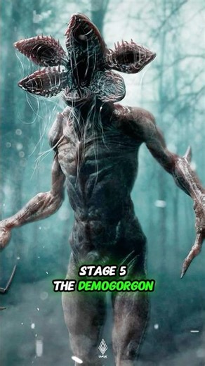 5 Stages Of Demogorgon EXPLAINED😱 #strangerthings #strangerthings5 #demogorgon #netflix